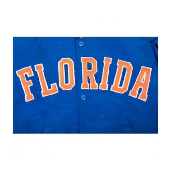 Florida Gators Blue Satin Jacket