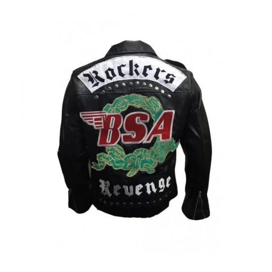 George Michael BSA Faith Rockers Revenge Leather Jacket