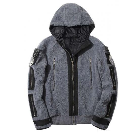 Ghost Call of Duty Sherpa Grey Hoodie