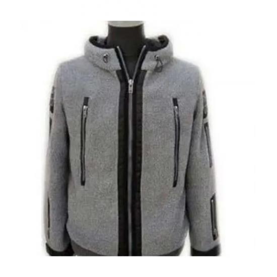 Ghost Call of Duty Sherpa Grey Hoodie