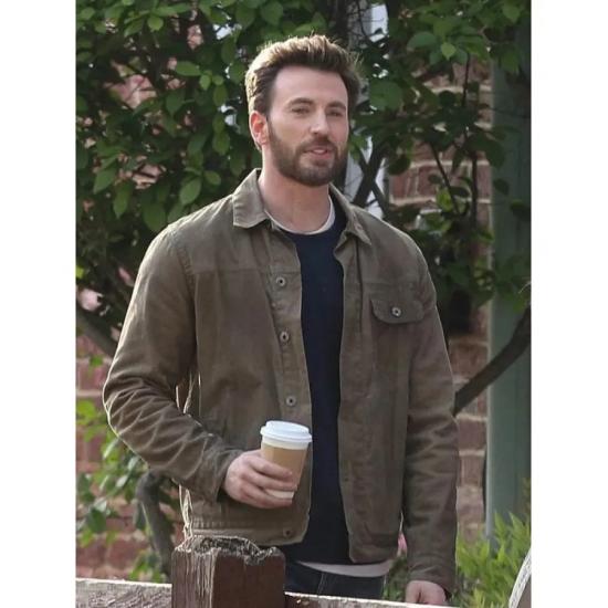 Ghosted Chris Evans Brown Jacket