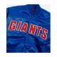 Giants New York Blue and White Satin Jacket