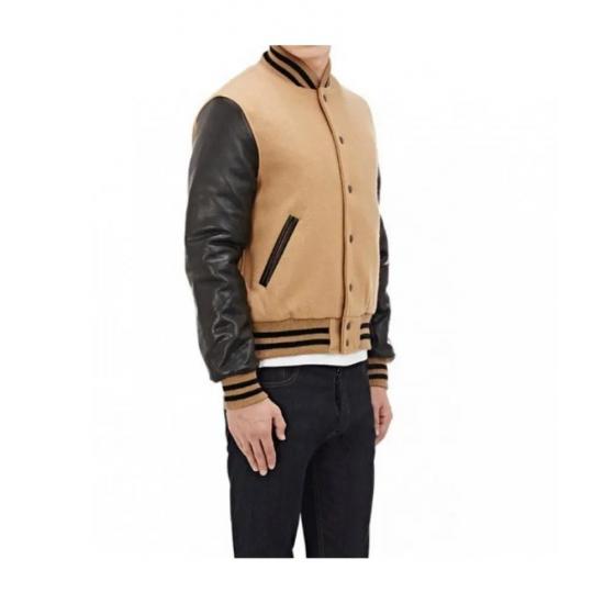 Golden Bear Varsity Leather Jacket