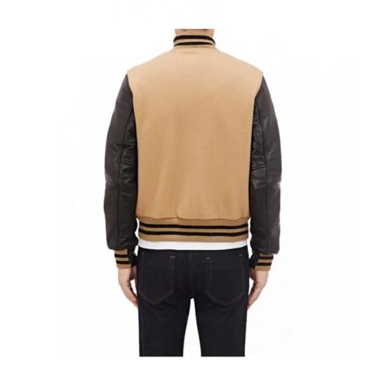 Golden Bear Varsity Leather Jacket