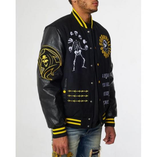 GREAT ESCAPE LATTERMAN VARSITY JACKET