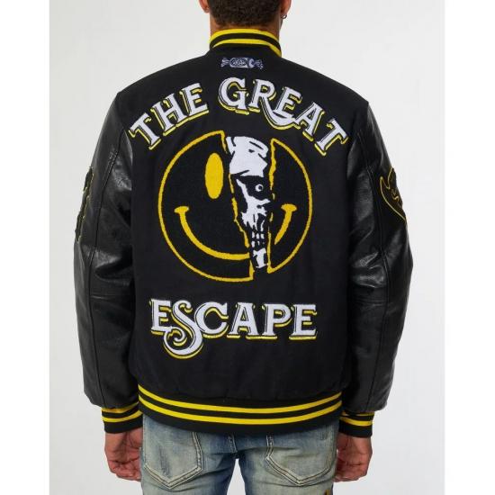 GREAT ESCAPE LATTERMAN VARSITY JACKET