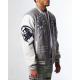 GREAT ESCAPE GREY LATTERMAN VARSITY JACKET