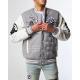 GREAT ESCAPE GREY LATTERMAN VARSITY JACKET