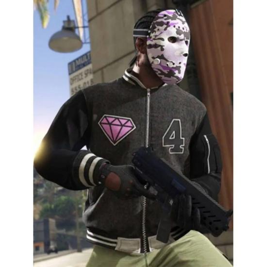 GTA 6 Panther Varsity Jacket