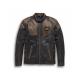 Harley Davidson Triple Vent System Brown Leather Jacket