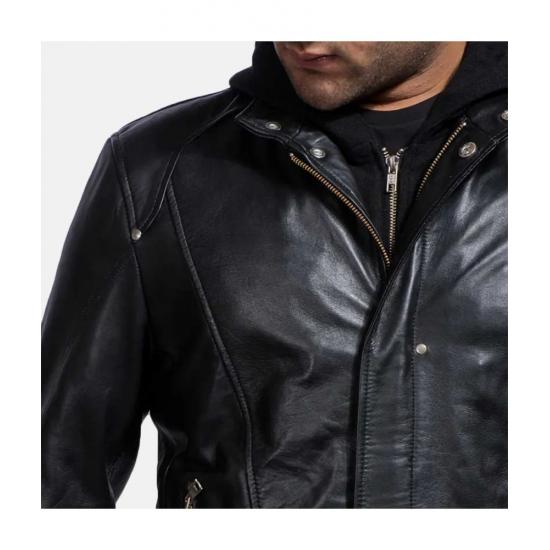 Highschool Black Leather Jacket