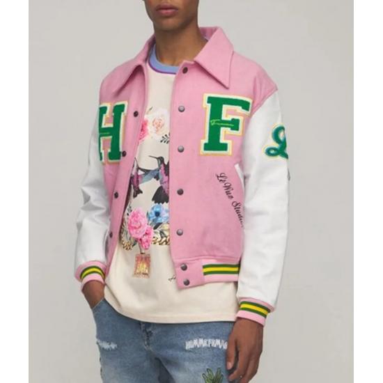 Homme Femme Letterman Jacket