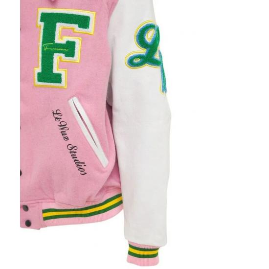 Homme Femme Letterman Jacket