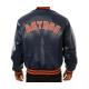 Houston Astros Blue Leather Jacket