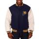 Indiana Pacers Navy and White Varsity Jacket