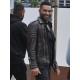 Jermaine Pennant Brown Biker Leather Jacket