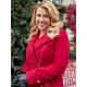 Jodie Sweetin Entertaining Christmas Red Coat