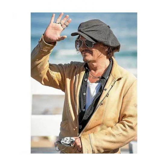 Johnny Depp Crock of Gold Few Rounds Leather Jacket