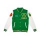 Joseph Quinn Stranger Things S04 Eddie Munson Green Wool Letterman Jacket