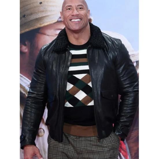 Jumanji The Next Level Premiere Dwayne Johnson Jacket