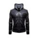 Justice League Gotham Outlaw Batman Leather Jacket / Hood