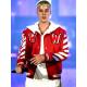 Justin Bieber Red Varsity Jacket