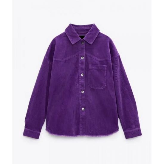 Kamala Khan Purple Corduroy Jacket