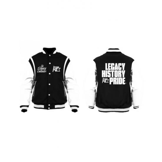 Legacy History Pride Motto Varsity Jacket