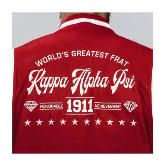 Legendary Elegance: Kappa Alpha PSI Fraternity Varsity Wool Jacket