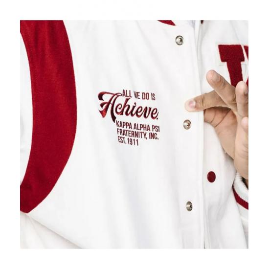 Legendary Elegance: Kappa Alpha PSI Fraternity Varsity Wool Jacket