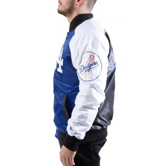 Los Angeles Dodgers Tri-Color Satin Jacket