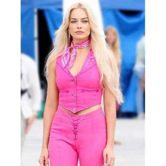 Margot Robbie Barbie Pink Vest