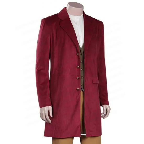 Martin Freeman The Hobbit Maroon Coat