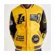 Mash Up Los Angeles Lakers Varsity Yellow and Black Jacket